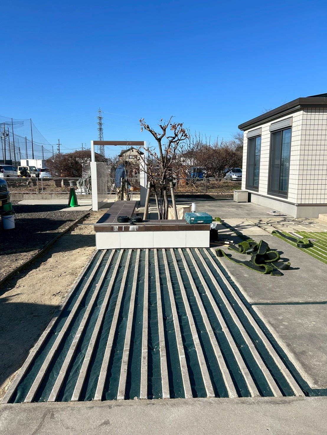 お庭の施工前画像